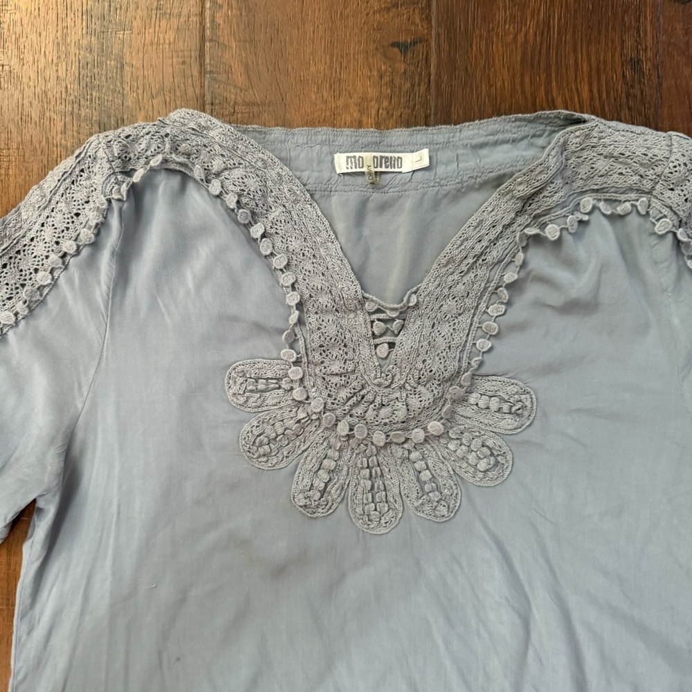Monoreno Boho Tunic, Size L - image 4